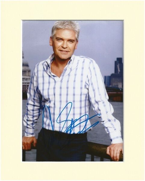 PHILLIP SCHOFIELD THIS MORNING PP 8x10 MOUNTED SIGNED AUTOGRAPH Photo Poster painting