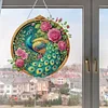 (US Only)Peacock 2D Flat DIY Diamond Painting Set Diamond Art Pendant Home Wall Decor