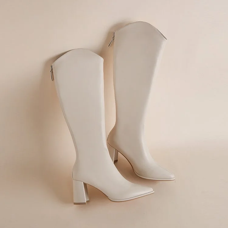 Yyvonne Boots Girl 2025 New Fashion French Vintage Vintage Vintage Skinny Boots High Boots