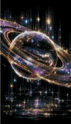 Luxury AB Velvet Diamond Painting Kit - Planet