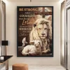 Lion-11CT Stamped Cross Stitch 40*60cm/15.75*23.62in(Big Size)