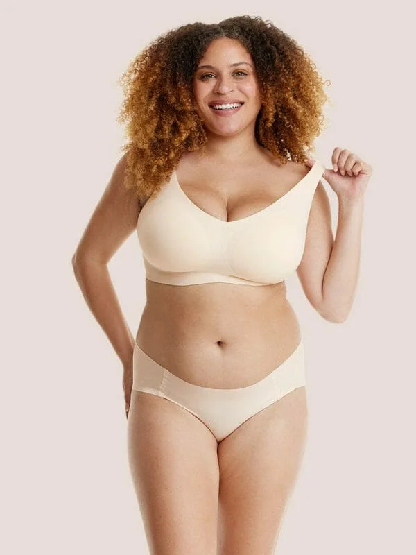 Born For Her – Ultra-Fit Plus Size Seamless T-shirt Bra