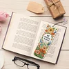 3Pcs Special Shape Flowers 5D DIY Diamond Painting Bookmark for Book Lovers