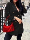 Solid Color Look-Thin Long Sleeves Blazer