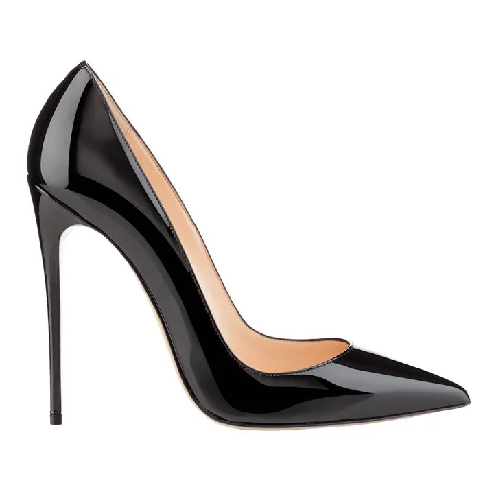 120mm Women's Party Daily Patent Pumps-vocosishoes