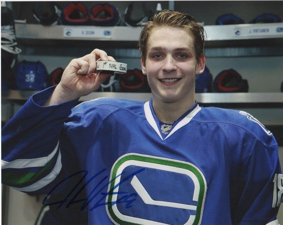 Vancouver Canucks Jake Virtanen Autographed Signed 8x10 NHL Photo Poster painting COA #12