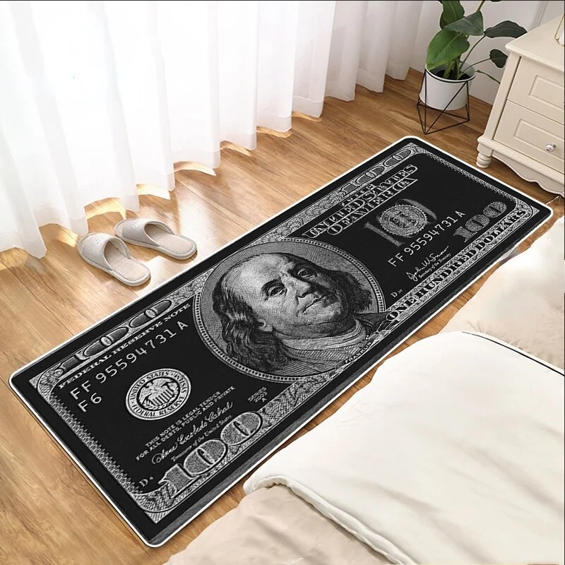 Athvotar Entrance Doormat Dollar Money Pattern Living Room Floor Rugs Home Decor Kitchen Absorbent Carpet Anti Slip Bathroom Mat 1127-0