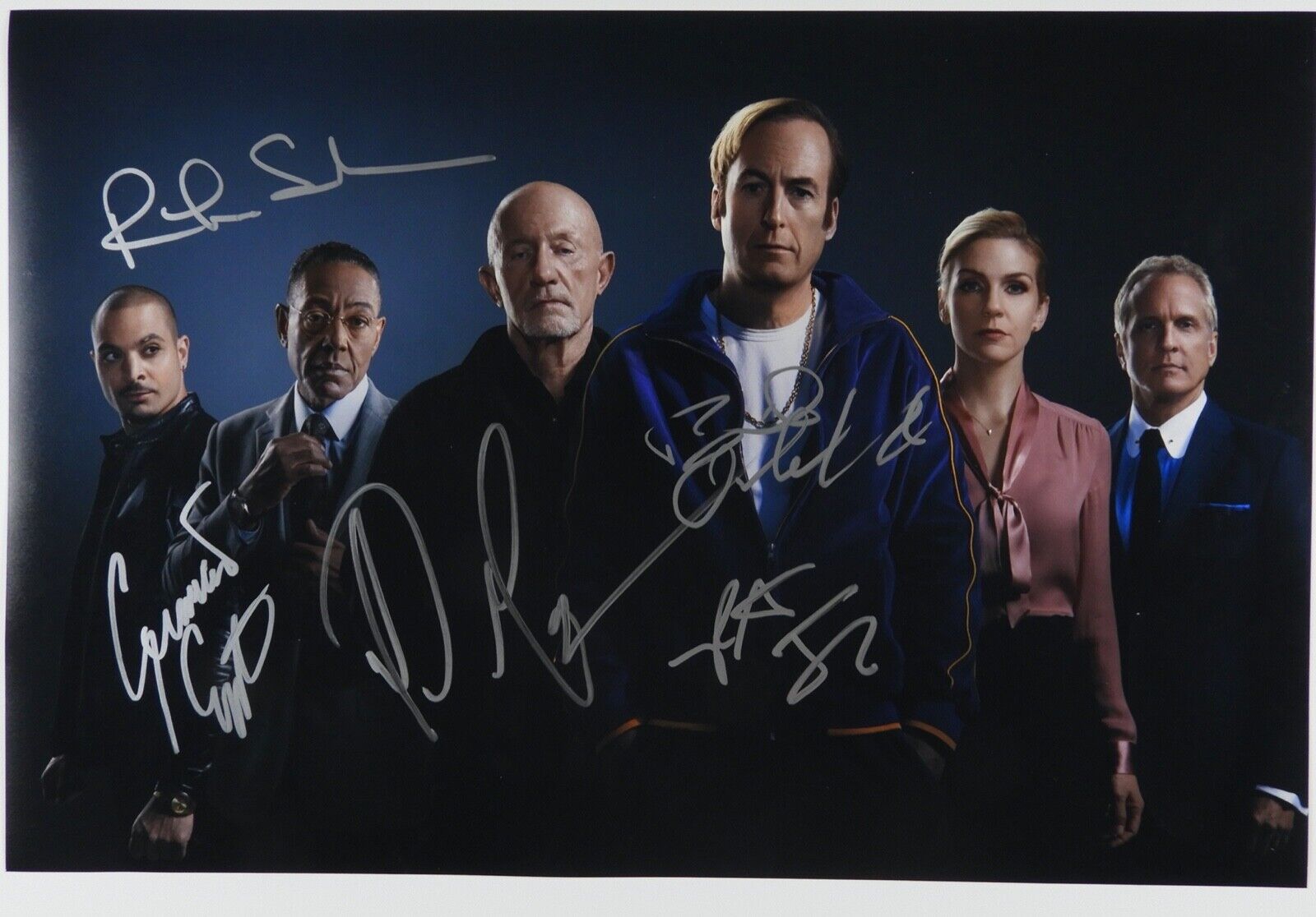 Better Call Saul JSA Cast 5 signatures signed autograph 12 x 18 Photo Poster painting