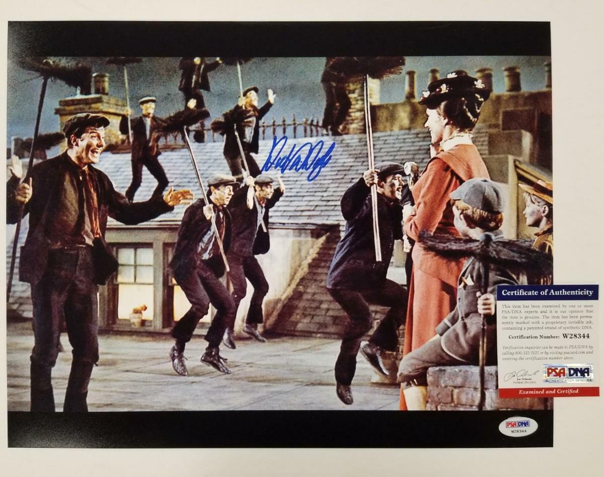 Dick Van Dyke signed Mary Poppins 11x14 Photo Poster painting #8 Autograph ~ PSA/DNA COA