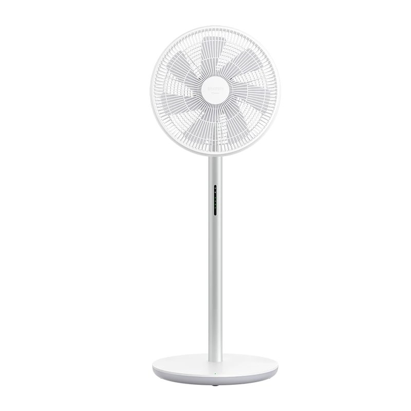 Smartmi Standing Fan 3 for Home, Quiet Outdoor Oscillating Pedestal Fans, 4-20 Hours Wireless Use, Remote and App Smart Control