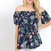 Maternity Short Sleeve Tops Breastfeeding Off Shoulder Floral Shirt Tops