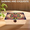 5D DIY Diamond Painting Handmade Wood Storage Box Crystal Storage Case (Pattern)