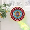 Suncatcher Mandala Diamond Painting Hanging Pendants for Kid Adults DIY Craft