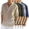 Gioiacombo™ Nuova comoda camicia da uomo in cotone e lino
