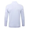 25/26 Juventus White long zipper Training Jacket Set