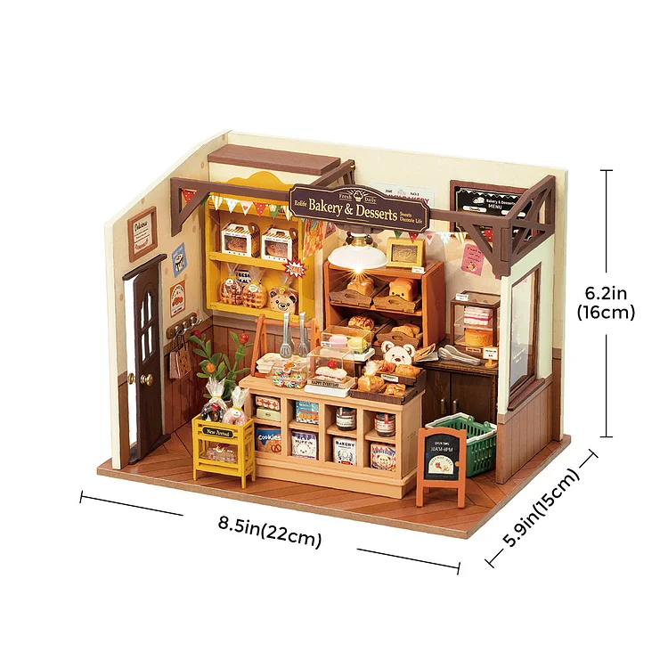 DIY Miniature House Kit: Ice Cream Station - Time 4 Toys