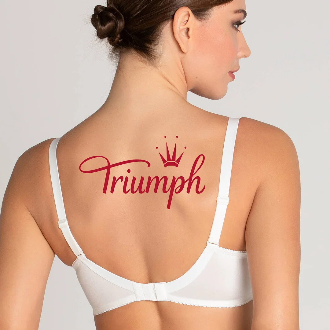 Triumph - (3 peças) soutien de seda com fio de conforto
