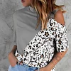 Gioiacombo™ Top a pannello con stampa leopardata con spalle scoperte