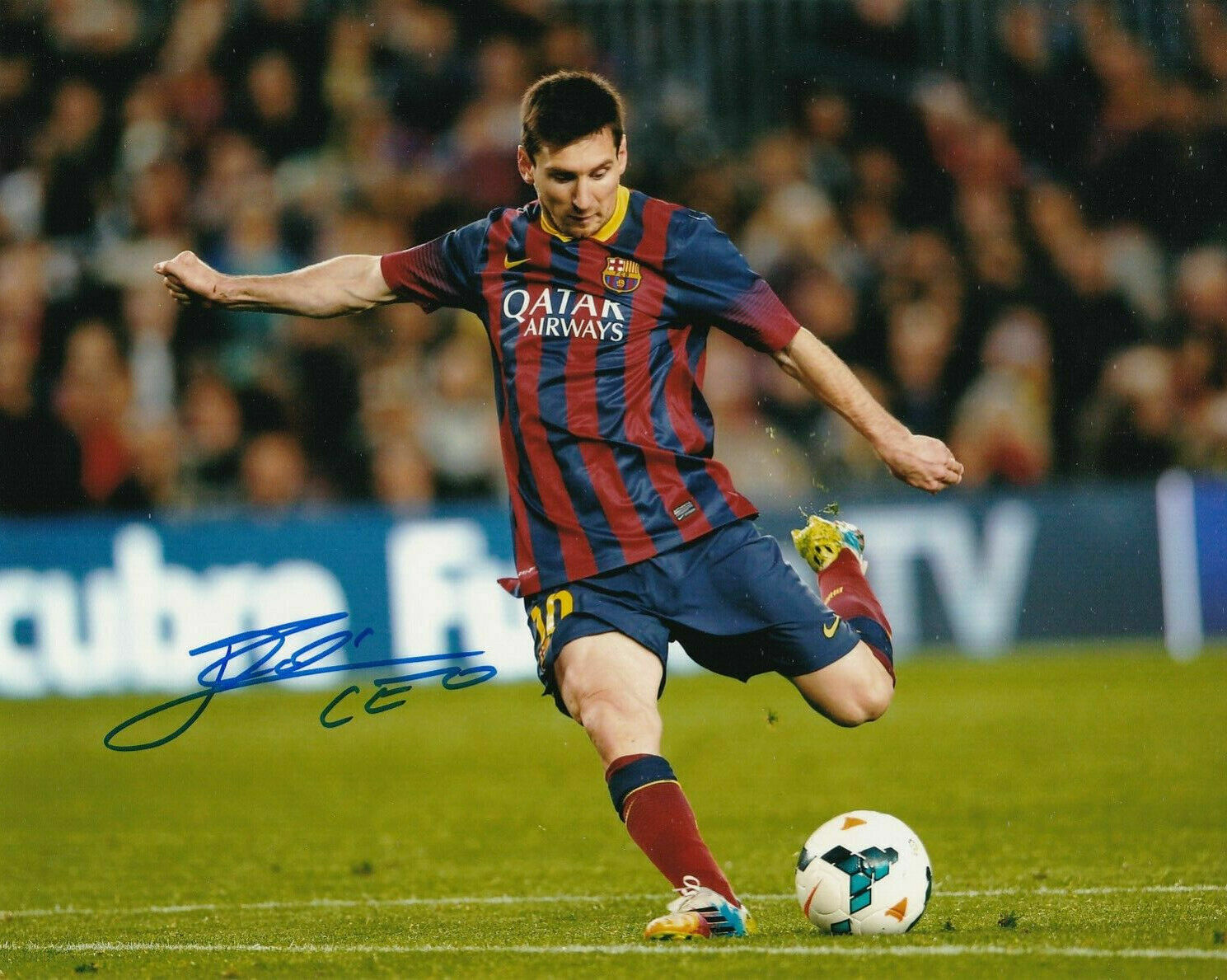 Lionel Messi Autographed Signed 8x10 Photo Poster painting REPRINT