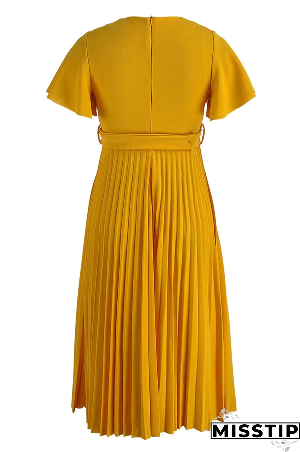 Black Casual Elegant Solid Patchwork Fold O Neck A Line Dresses