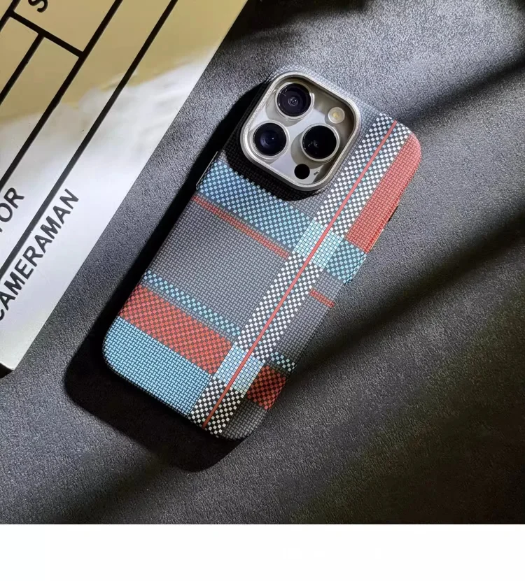 Magnetic Kevlar Carbon Fiber Pattern For iPhone  Etrgadget- Smartphone Cases & Covers | Accessories