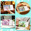 2027-2028 Two-Year Diamond Painting Calendar Kit, 13 Exquisite Multicolor Butterfly And Floral Illustrations, Large Size Desk Calendar, Mosaic Art Coil-Bound Desktop Planner
