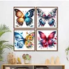 Butterfly - Full Embroidery 3 Strands 11CT Stamped Cross Stitch - 45*45CM