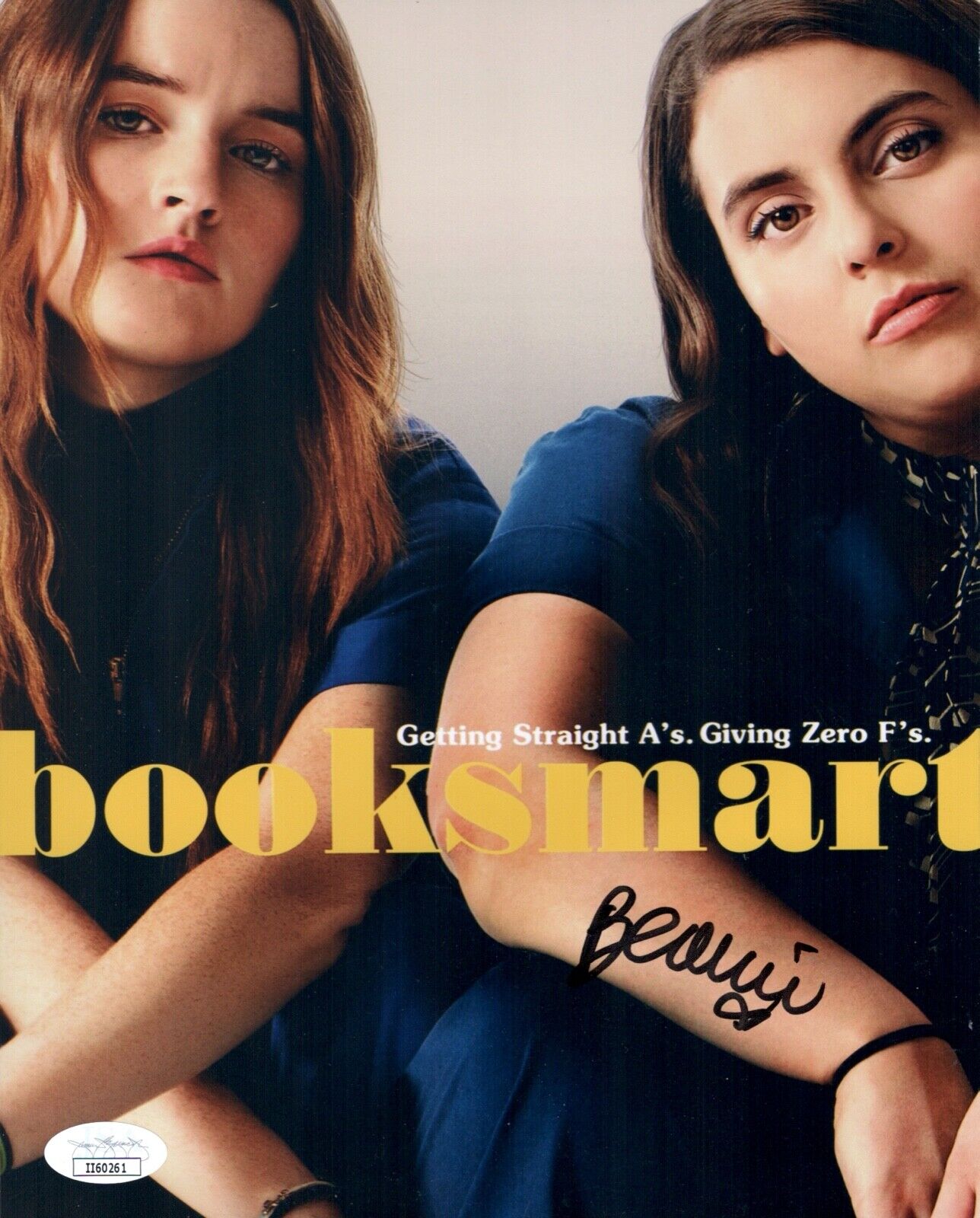 BEANIE FELDSTEIN Signed 8x10 BOOKSMART Photo Poster painting In Person Autograph JSA COA Cert