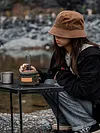 Camping Gas Lantern Gas Candle Light Multi-Function Windproof for Camping Picnic