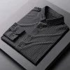 Men's business casual noodle soup anti-wrinkle shirt