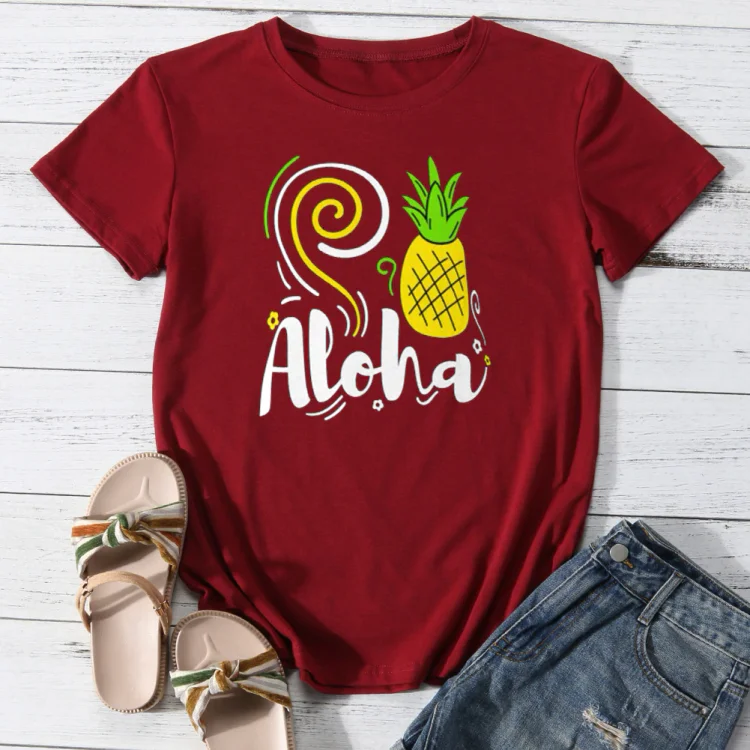 Aloha Beaches T-shirt Tee -01786