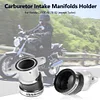 2pcs/set Motorcycle Carburetor Intake Manifolds Boot Holder for CX500