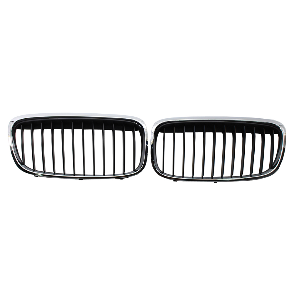 

1 Pair Double Slat Kidney Grill Grille for BMW F45 F46 14-17 Pre Facelift, 501 Original