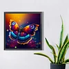 Diamond Painting-Round AB Drill Butterfly(35*35CM)