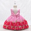 Baby Girl Flower Baptism Newborn Wedding Infant Party Dresses