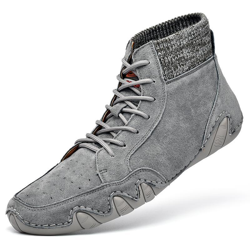 Dacomfy Men's Martin boots high top British retro boots 