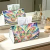 (25cm)Galaxy Pearl Butterfly DIY Diamond Painting PU Tissue Holder Box