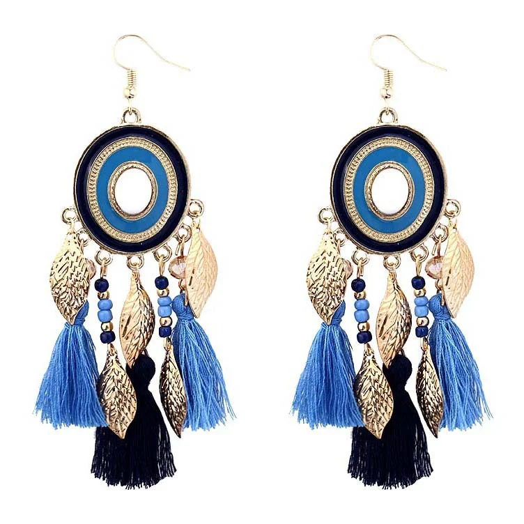 Women's Bohemian Ethnic Style Tassel Earrings