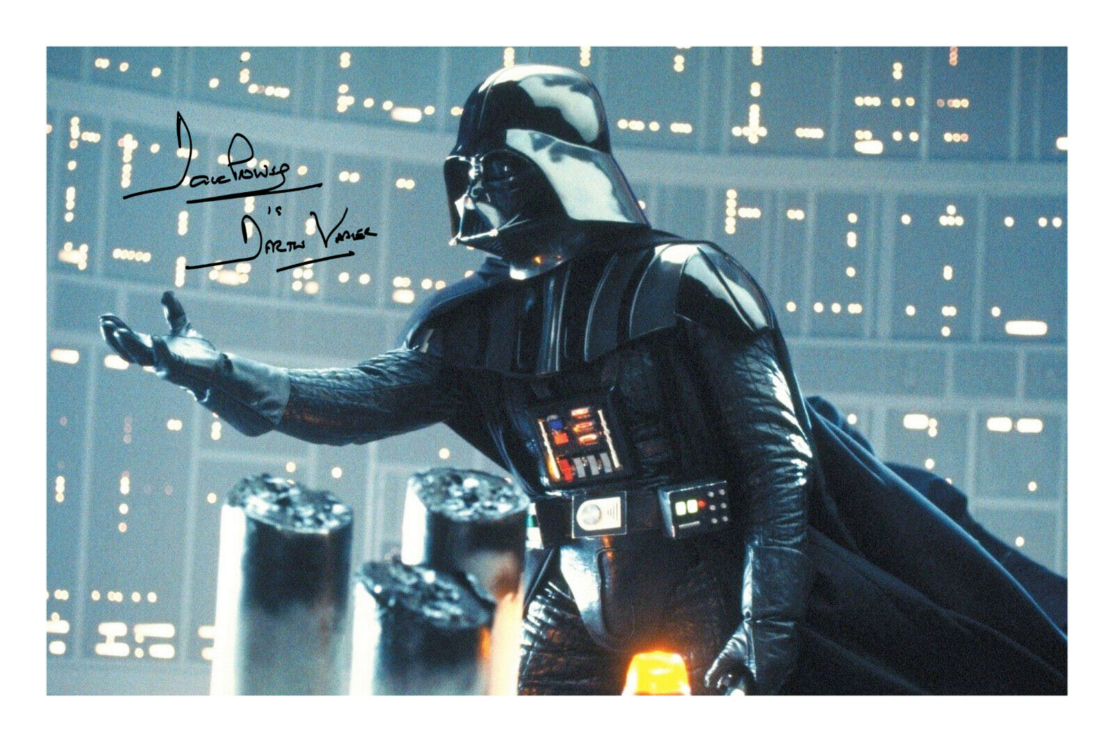 David Prowse Darth Vader Signed A4 Photo Poster painting Print Autograph Star Wars 1977