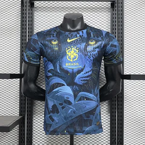 2024 Player Version Brazil Special Edition grey Football Shirt 1:1 Thai Quality