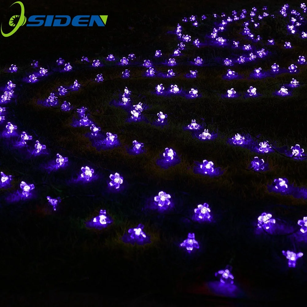 Solar String Lights Outdoor, 23Ft 8Mode Waterproof Flower Garden Blossom Lighting For Home Decoration