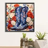 Diamond Painting-DIY Full Round Drill Flower Cowboy Boots（40*40CM)