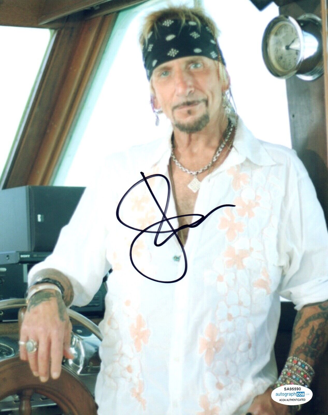 Jack Russell Signed Autographed 8x10 Photo Poster painting Great White Lead Singer ACOA COA