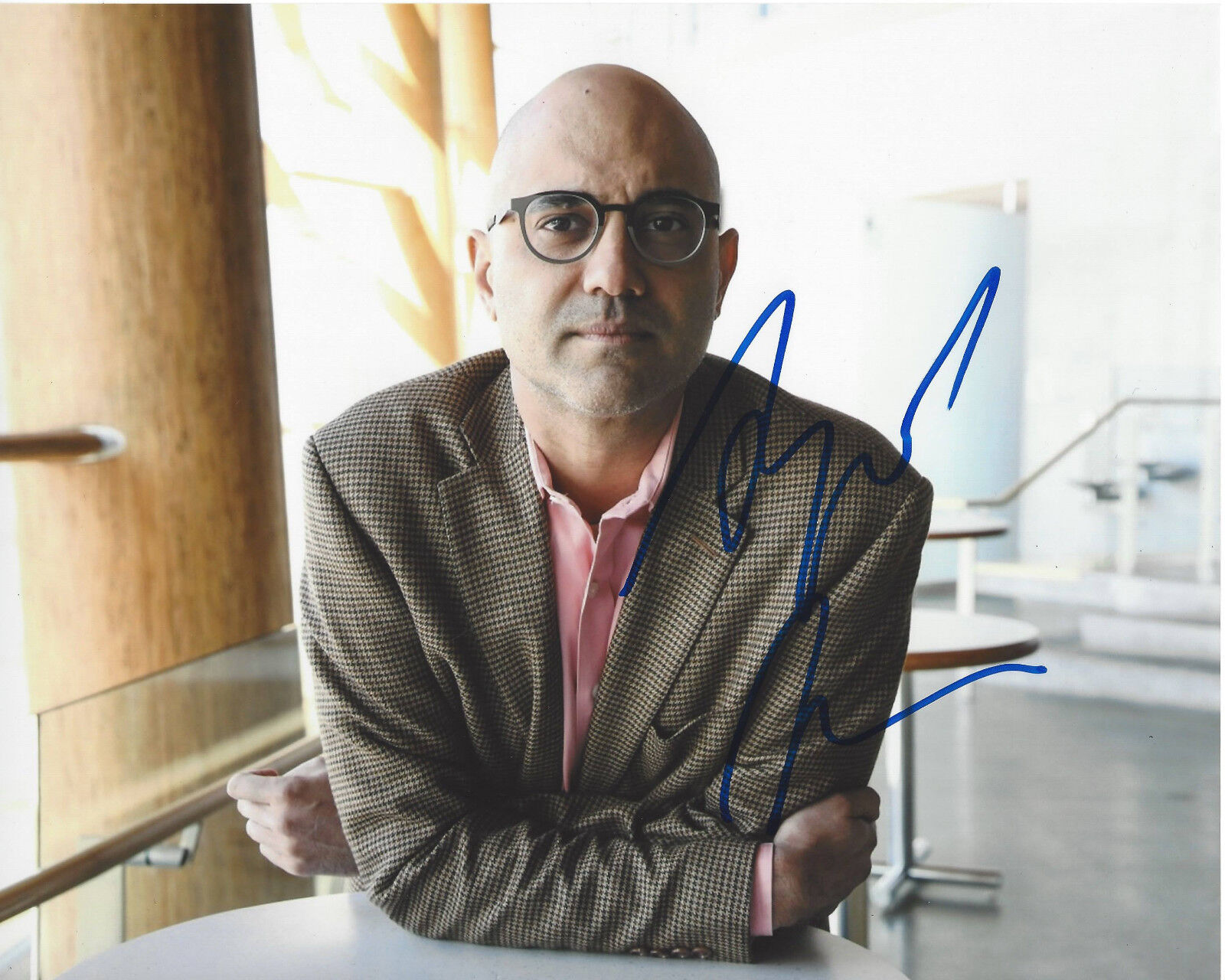 AYAD AKHTAR BROADWAY PLAYWRITER SIGNED AUTHENTIC 8X10 Photo Poster painting B w/COA DISGRACED