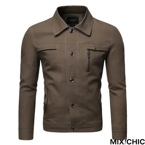 New Autumn Men's Jackets Fashion Jacket Men Coats Slim Fit Casual Male Outerwear