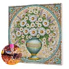 Framed Diamond Painting - Special Shaped - Daisy(25x25cm)