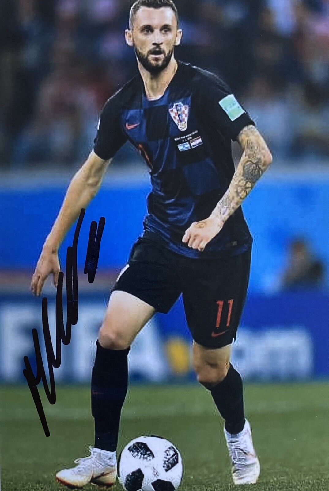 Marcelo Brozovic Genuine Hand Signed Croatia 6X4 Photo Poster painting, See Proof, 2