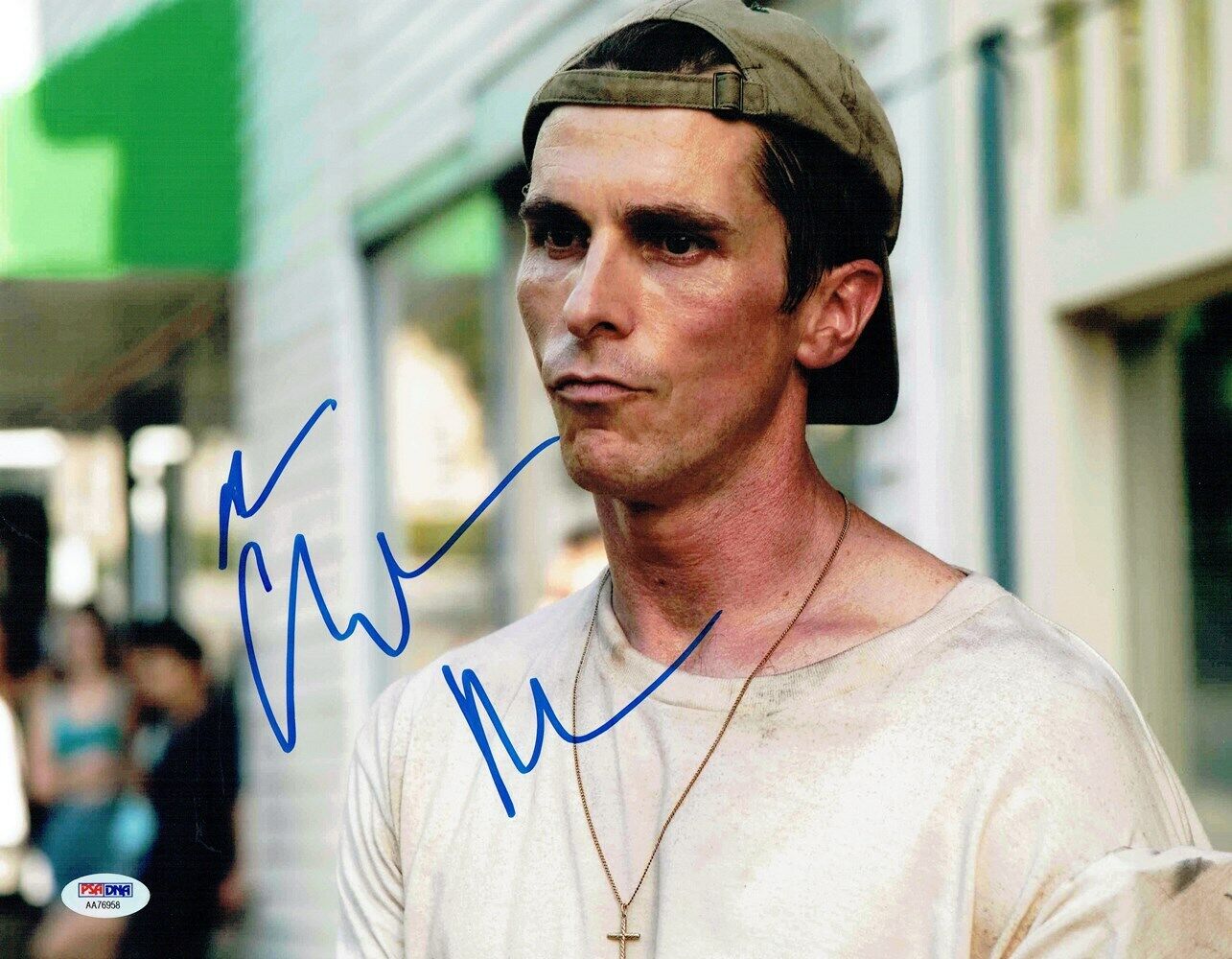 Christian Bale Signed The Fighter Autographed 11x14 Photo Poster painting PSA/DNA #AA76958