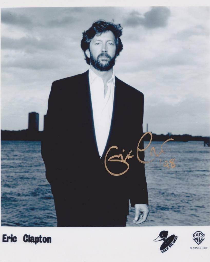 Eric Clapton SIGNED AUTOGRAPHED 10 X 8