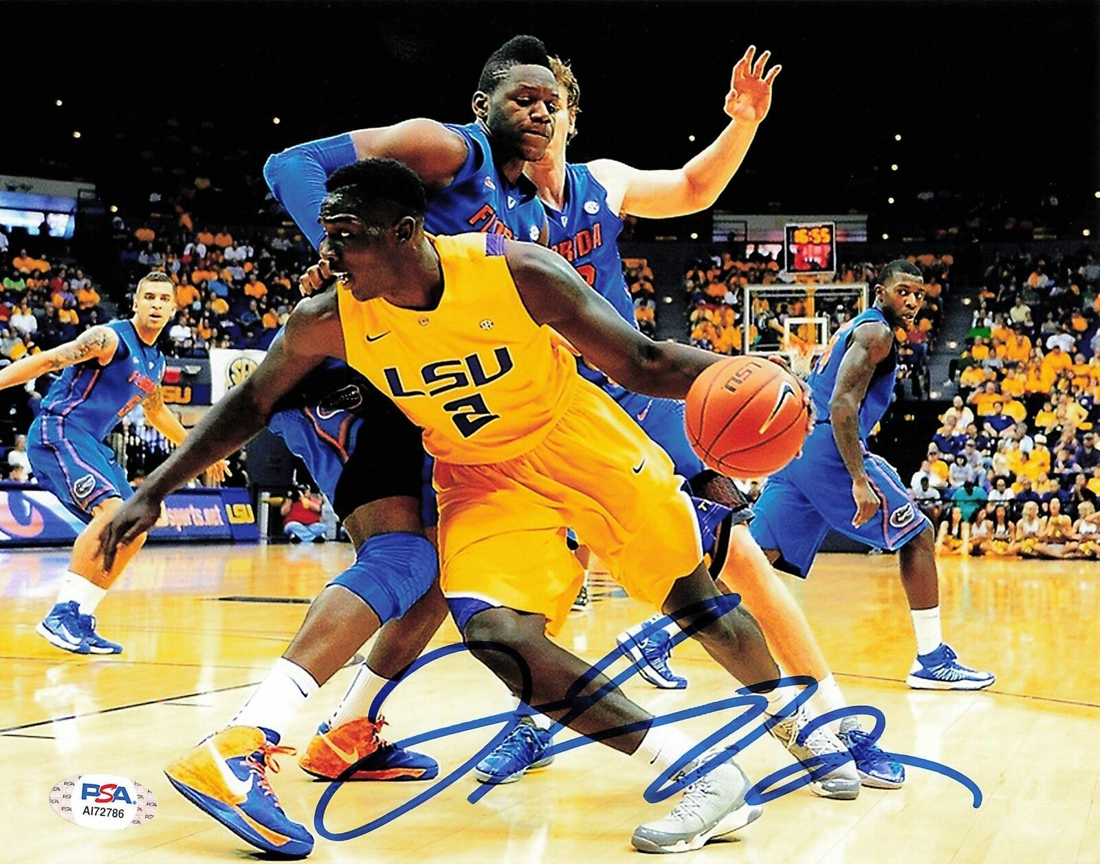 JOHNNY O'BRYANT signed 8x10 Photo Poster painting PSA/DNA LSU Autographed